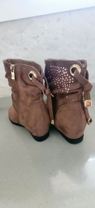 Botines Encor ante marrón