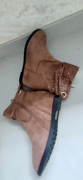 Botines Encor ante marrón