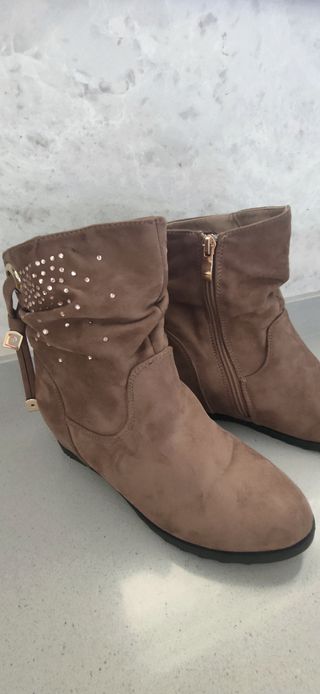 Botines Encor ante marrón