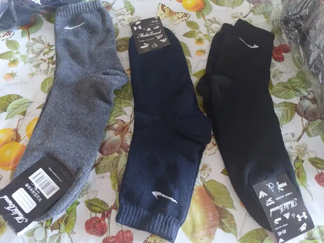 Calze uomo Fila nere e grigie