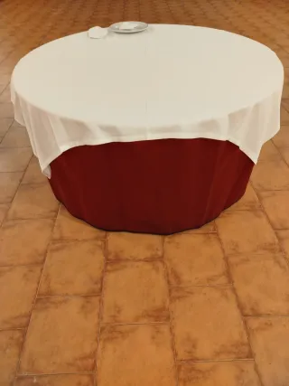 Faldoni per tavoli bicolore