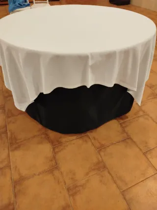 Faldoni per tavoli bicolore