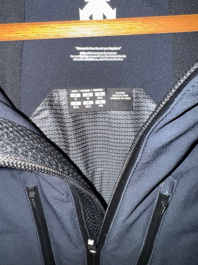 Chaqueta de esquí Descente negra