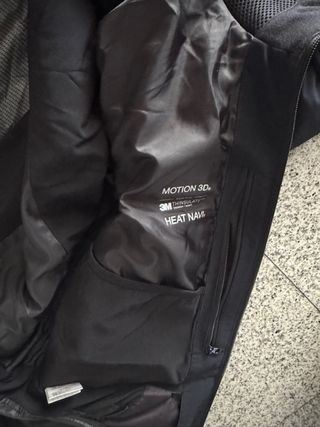 Chaqueta de esquí Descente negra