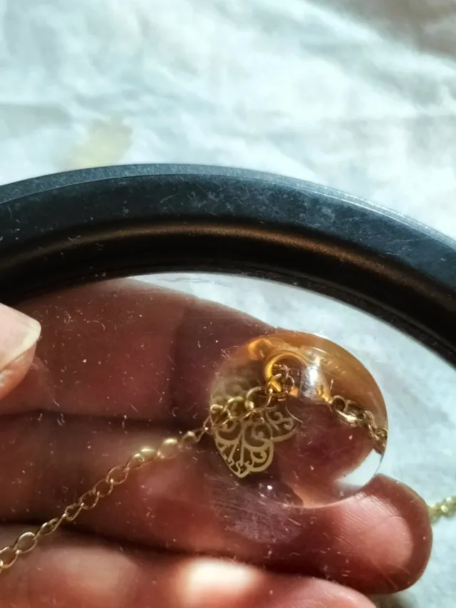 Conjunto chapado oro con piedras verdes