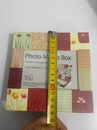 Caja de Fotos y Notas Martin Designs