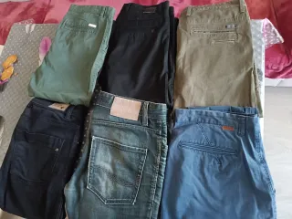 Pack 6 Pantalones Hombre Talla 38/40