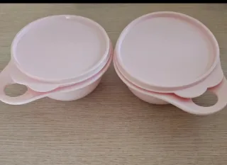 N°2 Ciotole Lievitazione Tupperware Rosa