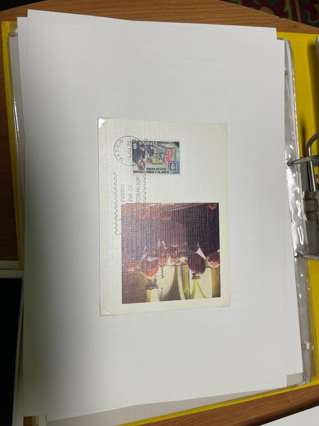 Francobollo Spagna 1980 8 ptas. 50° Anniversario Esposizione