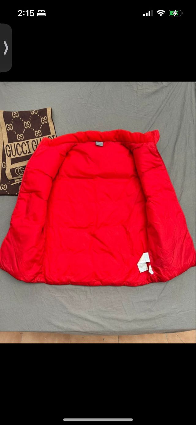 Chaleco acolchado Nike Vintage Rojo Blanco