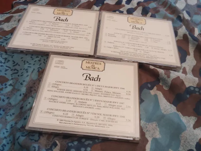 CDs Mestres da Música - Bach Usados