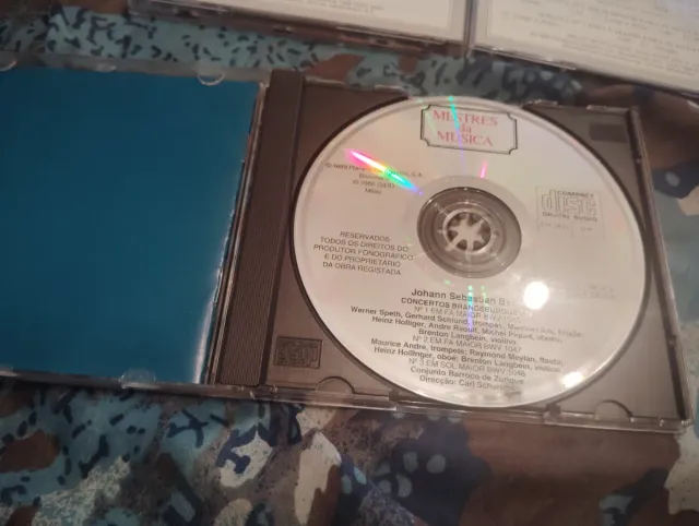 CDs Mestres da Música - Bach Usados