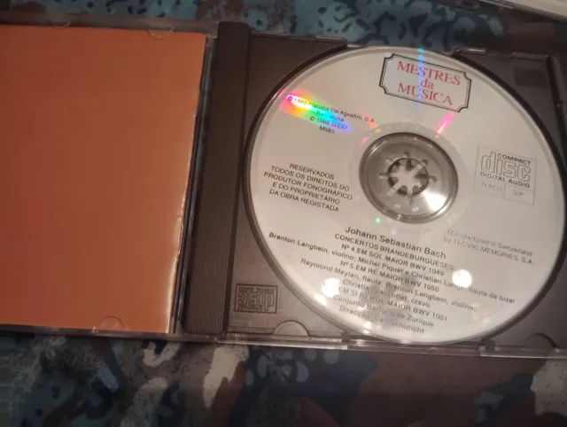 CDs Mestres da Música - Bach Usados