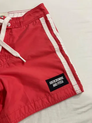 Bañador Abercrombie & Fitch Rojo Hombre