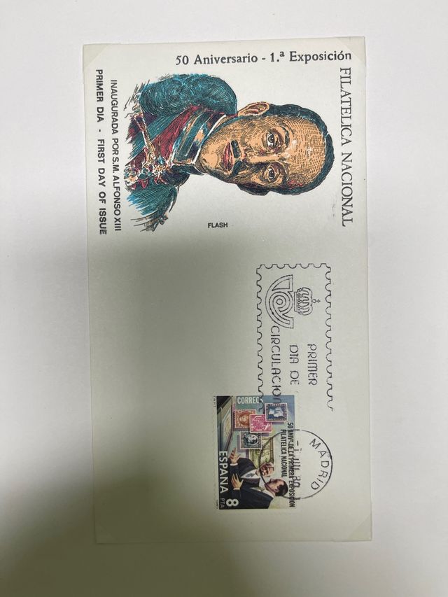 Francobollo 1ª Esposizione Filatelica Nazionale