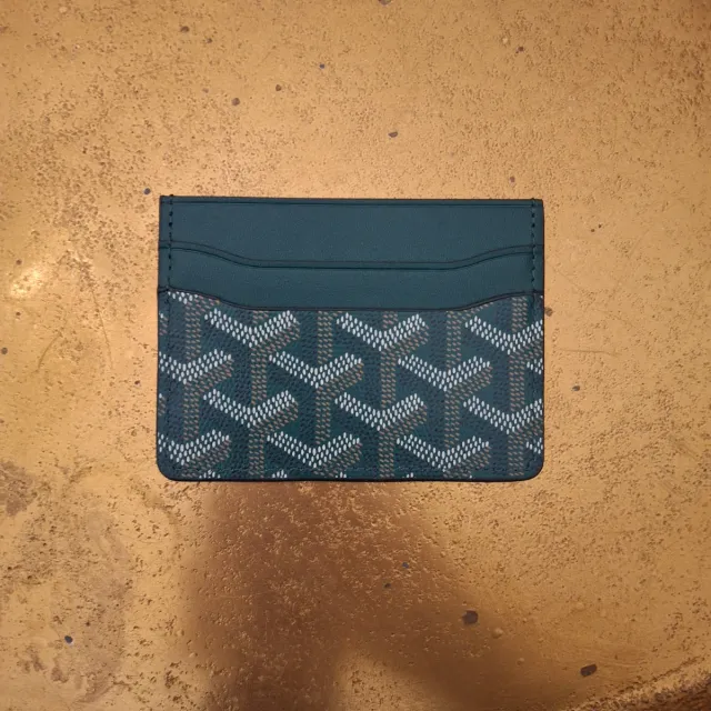 Portacarte Goyard Verde e Multicolore