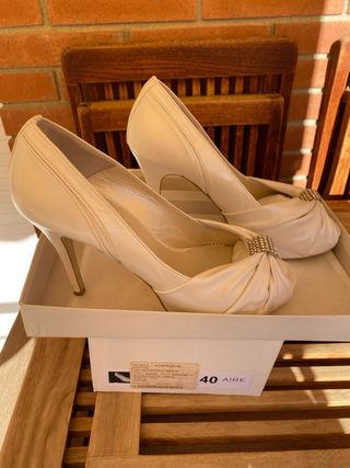 Zapatos de novia de tacón alto, Aire Barcelona, 40