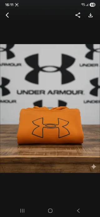 Sudadera Under Armour Naranja