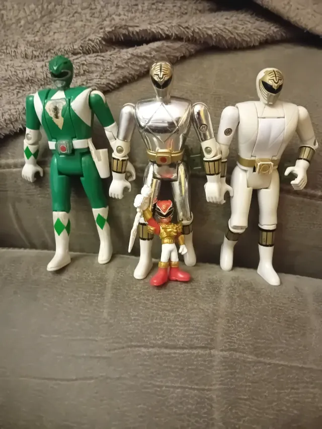 Lote  de Figuras de los Power Rangers.