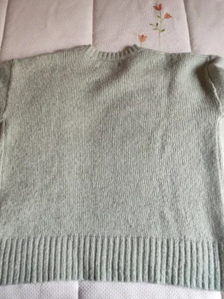 Jersey Cortefiel verde claro