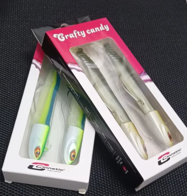 VINILOS 13 CM PESCA CINNETIC NUEVOS