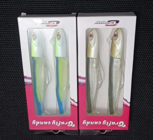 VINILOS 13 CM PESCA CINNETIC NUEVOS