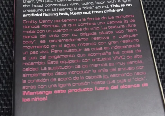 VINILOS 13 CM PESCA CINNETIC NUEVOS