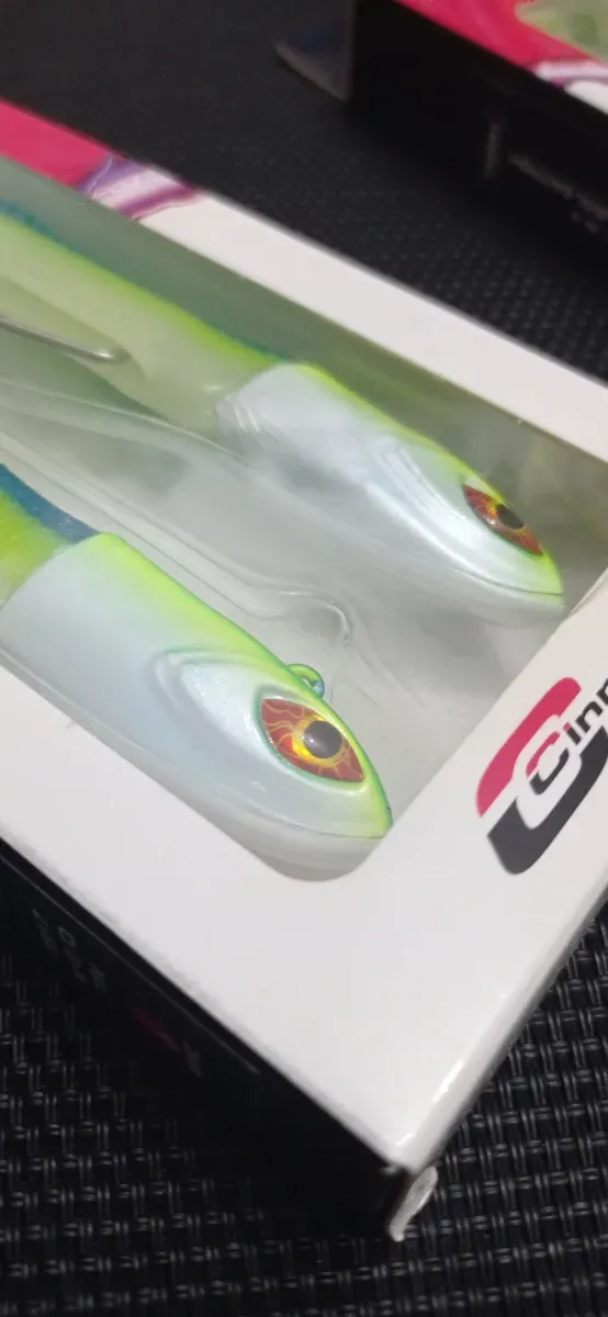 VINILOS 13 CM PESCA CINNETIC NUEVOS