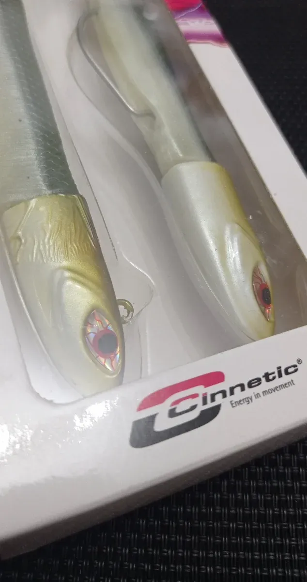 VINILOS 13 CM PESCA CINNETIC NUEVOS