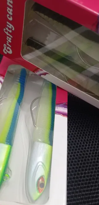 VINILOS 13 CM PESCA CINNETIC NUEVOS