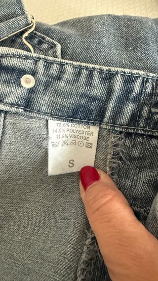 Peto vaquero desgastado