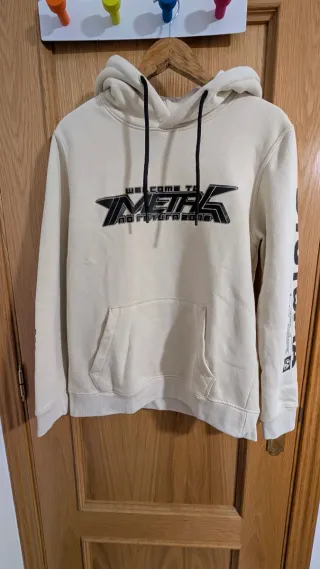 Sudadera Anime Estampado Metal Dystopia