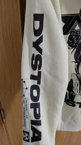 Sudadera Anime Estampado Metal Dystopia