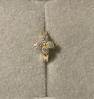 Pendiente Aristocrazy oro 9k diamantes