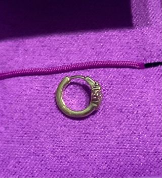 Pendiente Aristocrazy oro 9k diamantes