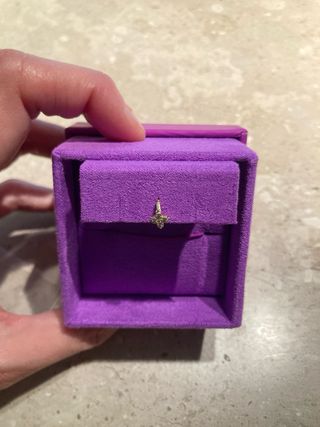 Pendiente Aristocrazy oro 9k diamantes