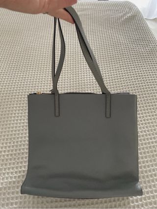 Bolso Tote Piel Marc Jacobs Gris azulado