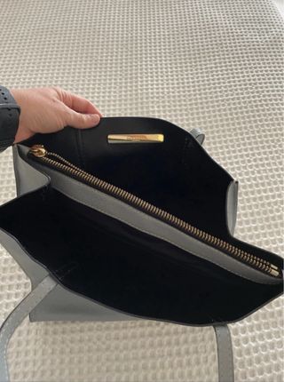 Bolso Tote Piel Marc Jacobs Gris azulado