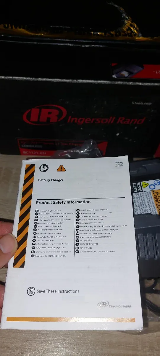 Caricabatterie Ingersoll Rand LITHIUM ION IQV12/IQV20