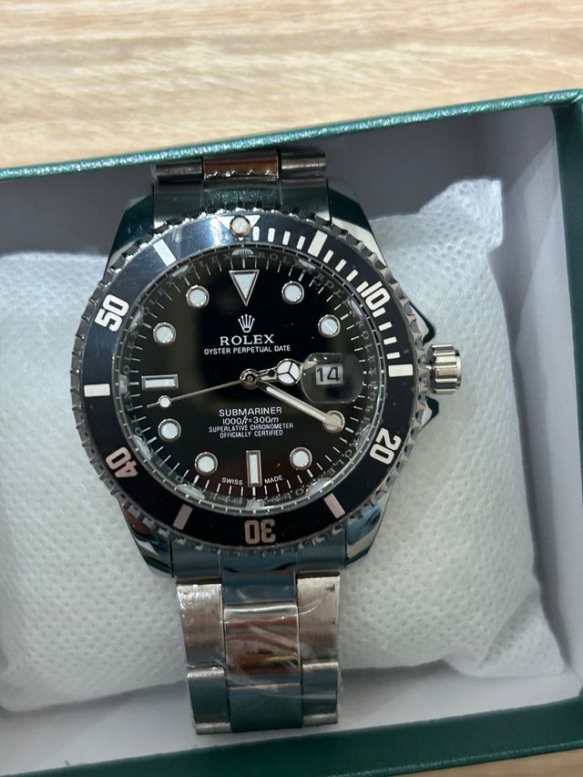 Reloj Submariner Acero Esfera Negra