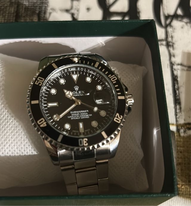 Reloj Submariner Acero Esfera Negra