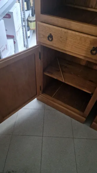 Conjunto de 3 pza Muebles de madera precioso muy c
