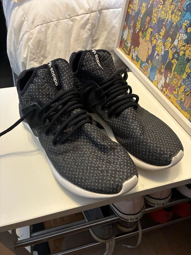 Zapatillas Adidas Tubular Negras Talla 43 1/3