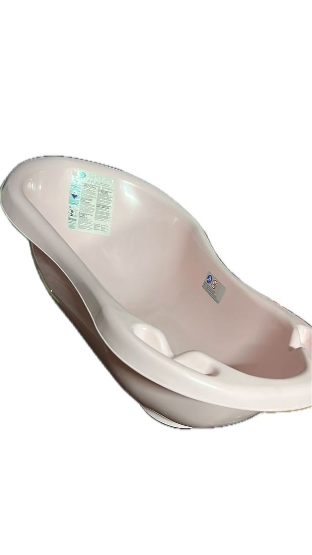 Bañera bebé rosa