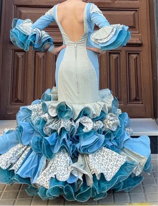 Traje de flamenca PRECIOSO T34