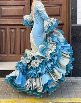Traje de flamenca PRECIOSO T34