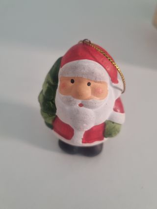 Adorno Navideño Papá Noel Solar