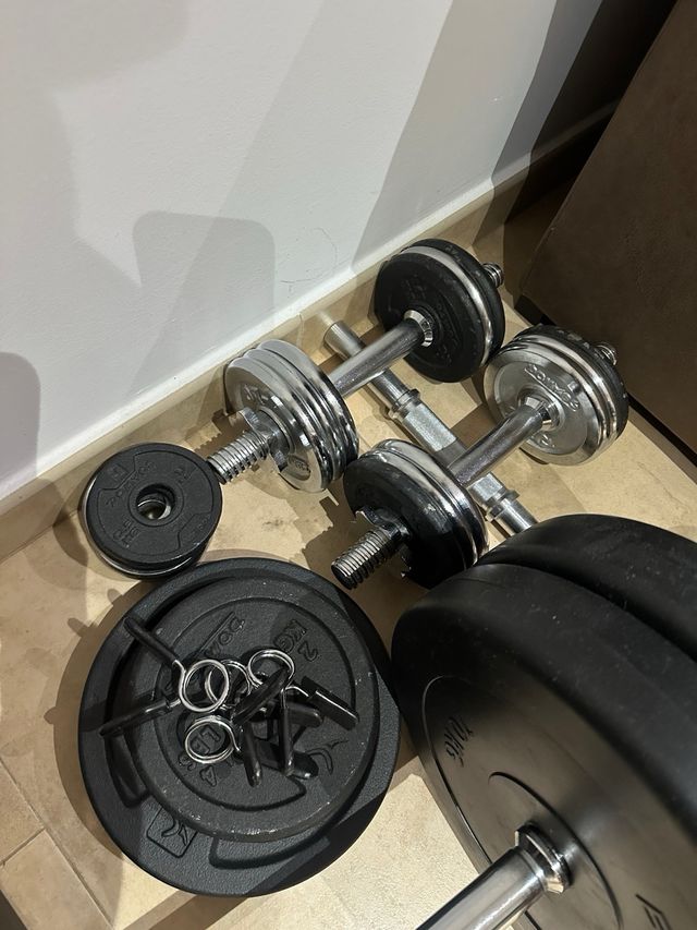 Banco Press Banca con Pesas Tectake