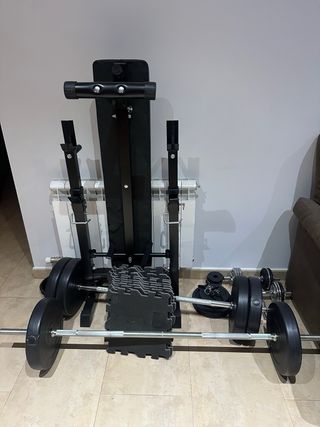 Banco Press Banca con Pesas Tectake