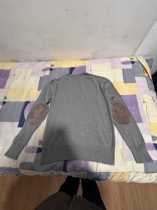 Jersey Polo Ralph Lauren gris con parches